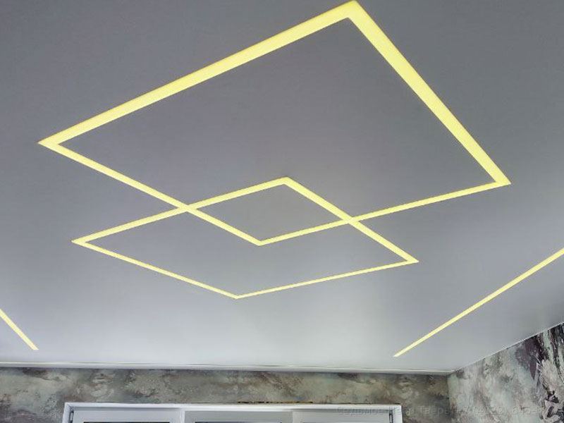 Теплая световая линия