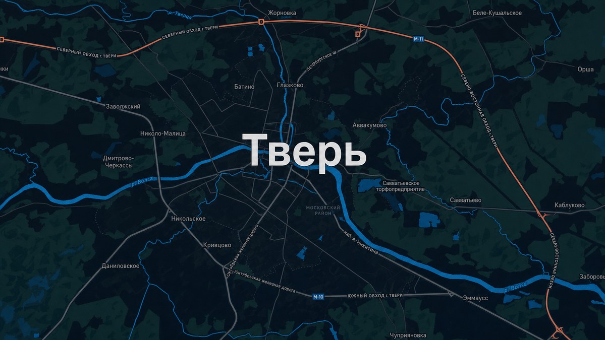 Карта. Работаем по Твери и Калининскому району